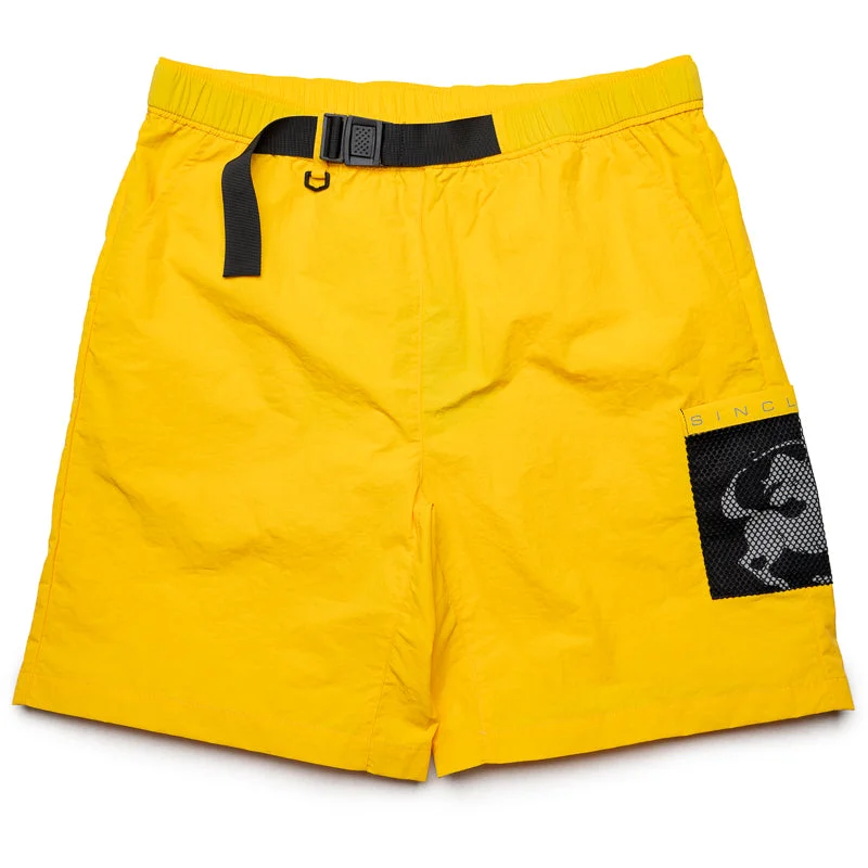 Sinclair Mesh Pocket Shorts - Yellow