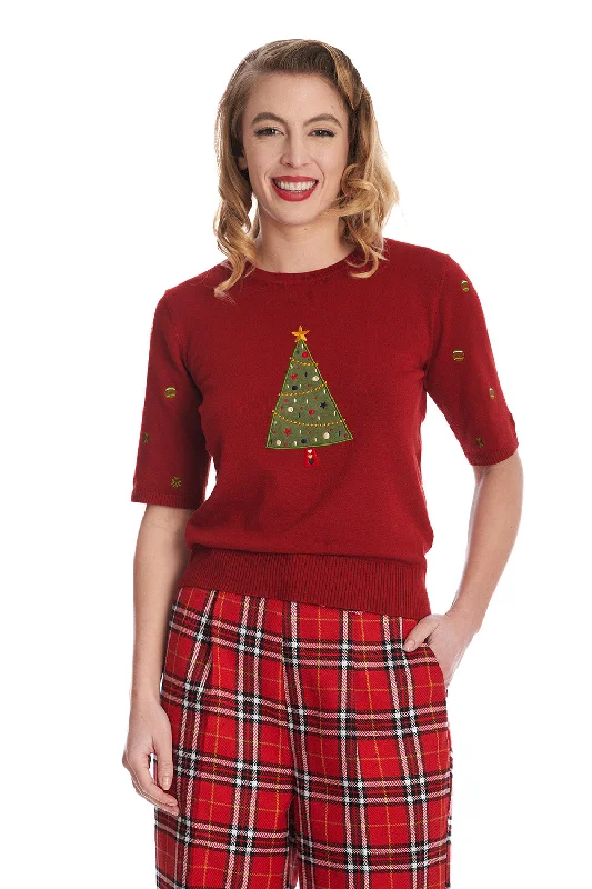 Scandi Tree Holiday Cheer Jumper