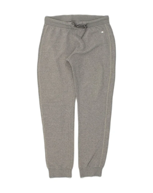 CHAMPION Womens Heritage Fit Tracksuit Trousers Joggers UK 14 Large Grey