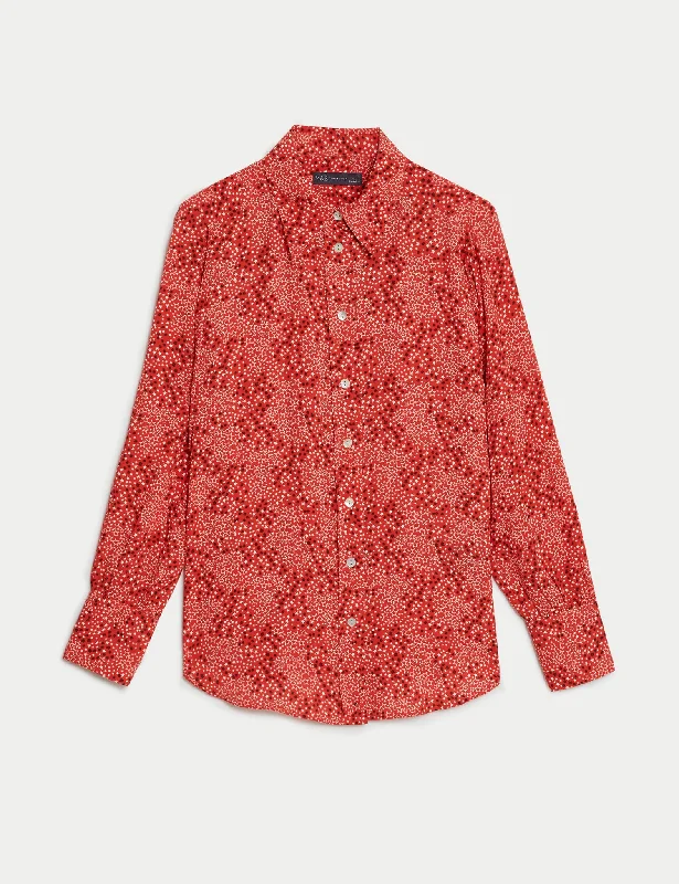 Printed Collared Shirt