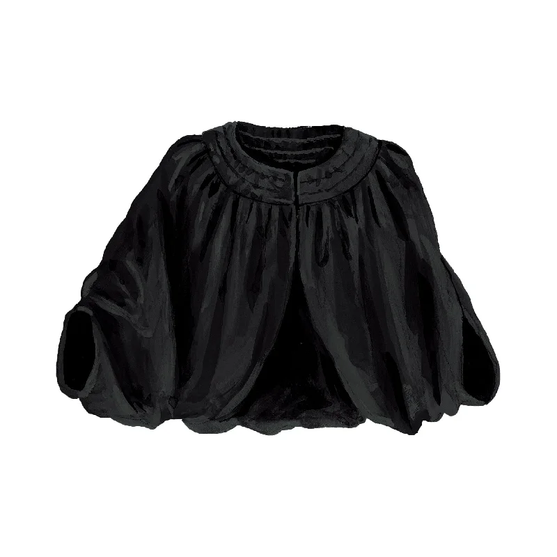 1930s Velvet Capelet