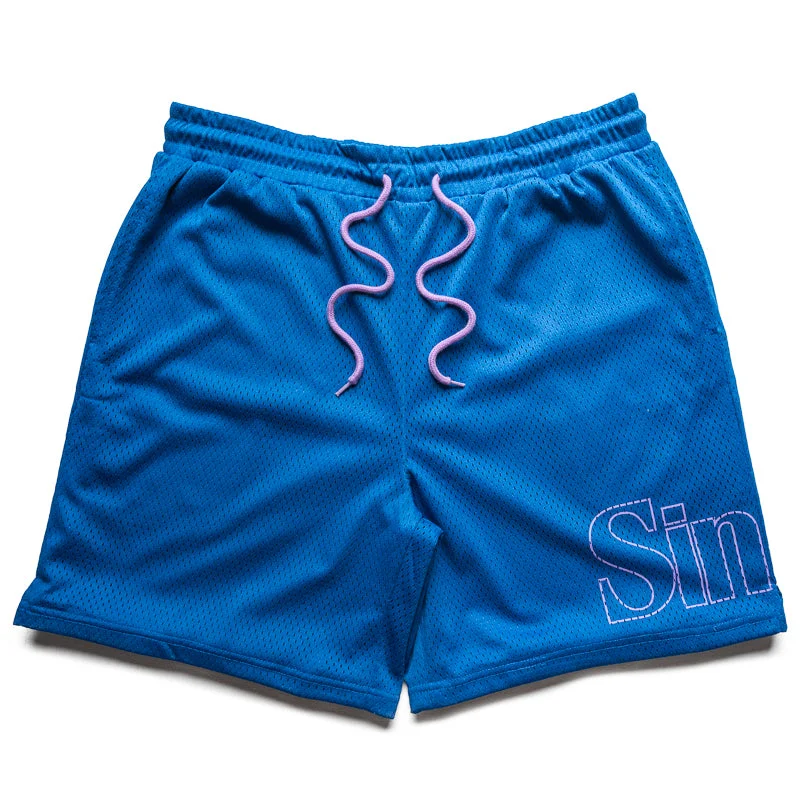 Sinclair Outline Mesh Shorts - Navy