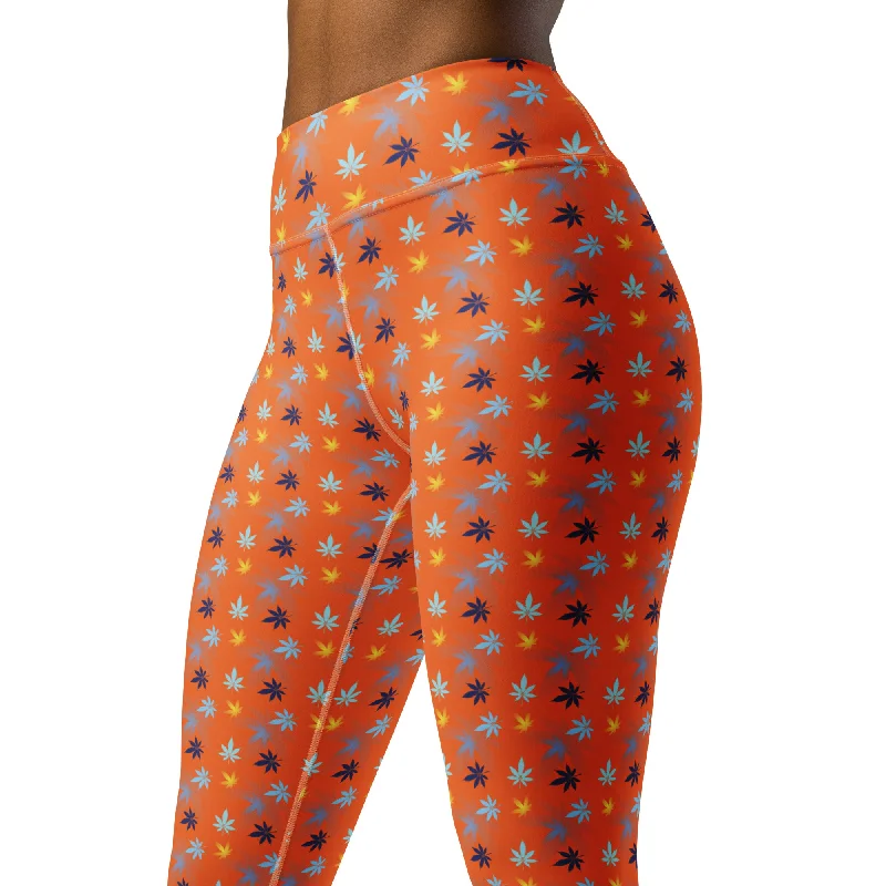 Orange Yoga Leggings