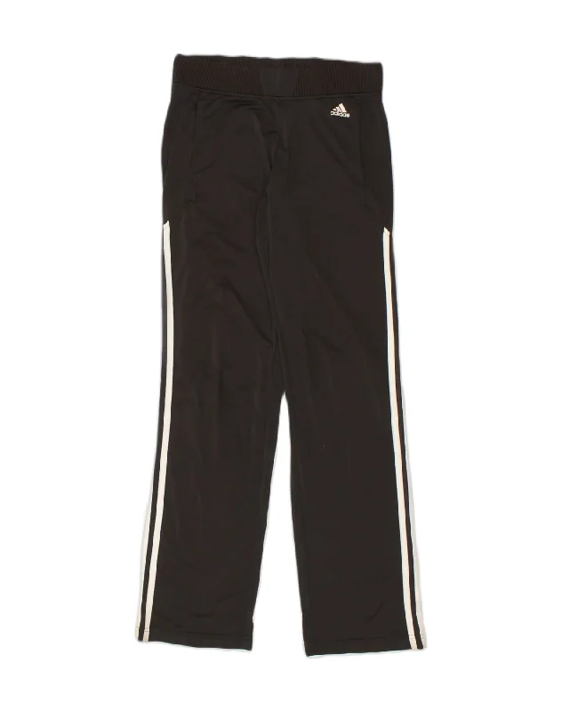 ADIDAS Womens Tracksuit Trousers UK 10 Small Black Polyester