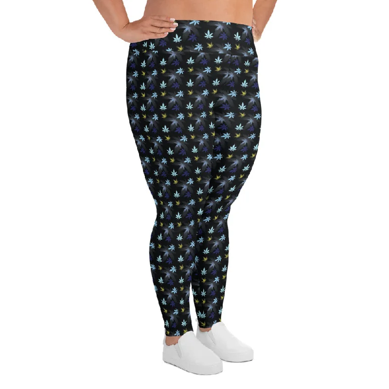 Chasing The Blues Plus Size Leggings