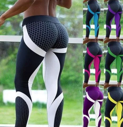 Yoga Leggings for Women - Seamless Slim Tights in Multiple Colors