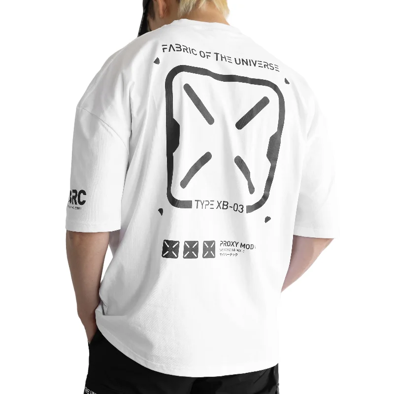 XB-03 White Oversized Short Sleeve T