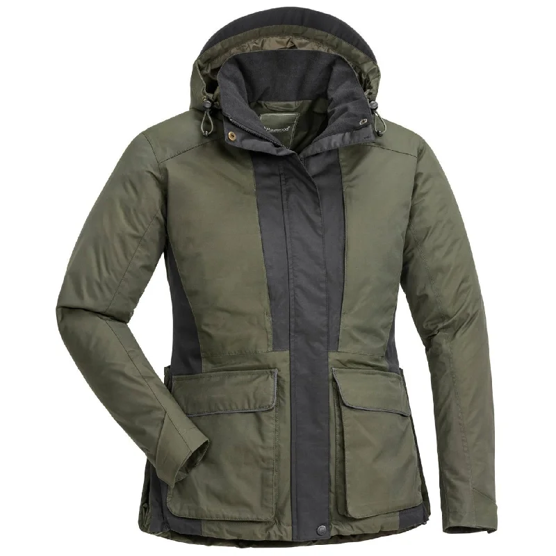 Pinewood Women's Dog Sports 2.0 Jacket - Moss Green/Black