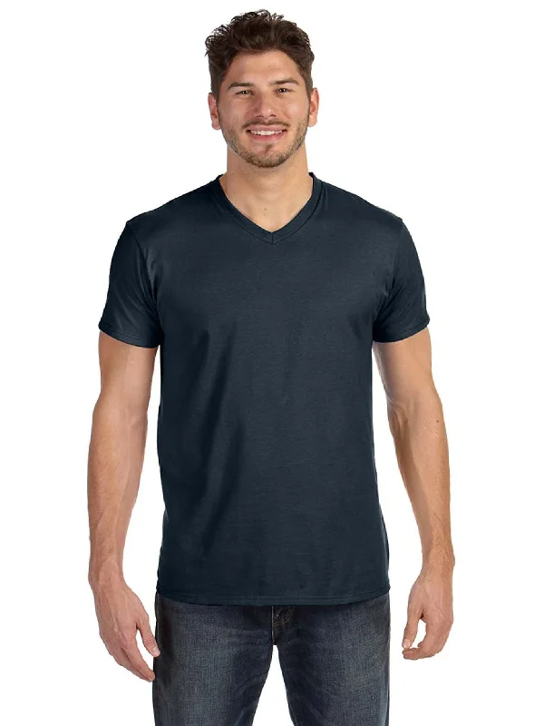 Hanes 4.5 oz. 100% Ringspun Cotton Nano-T V-Neck T-Shirt