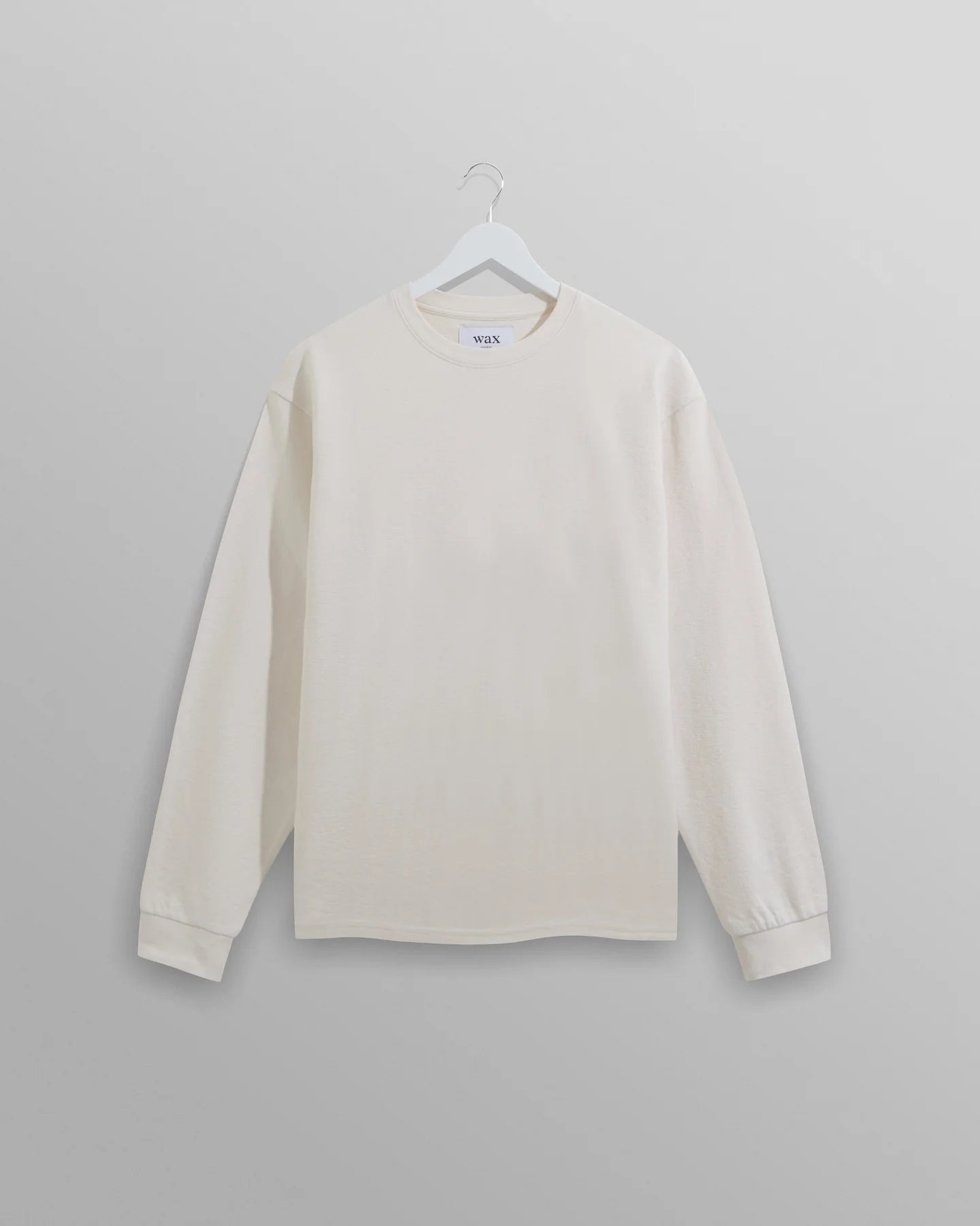 Wax London Ecru Hayden Long Sleeve T Shirt