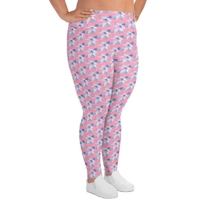 Pink Plus Size Leggings