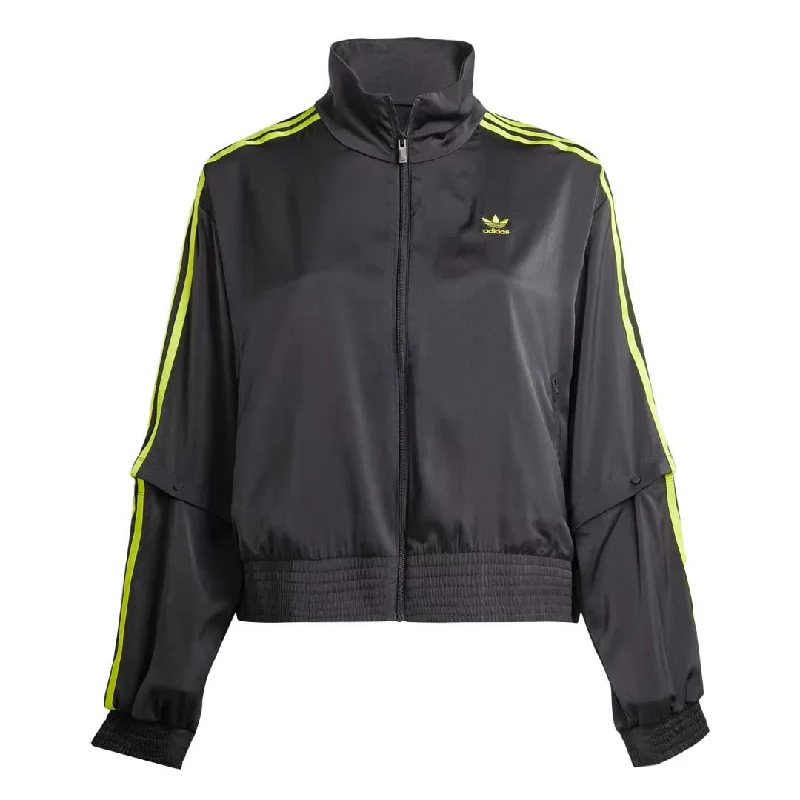 adidas - Women's Satin Firebird Track Top (Plus Size) (IJ7422)