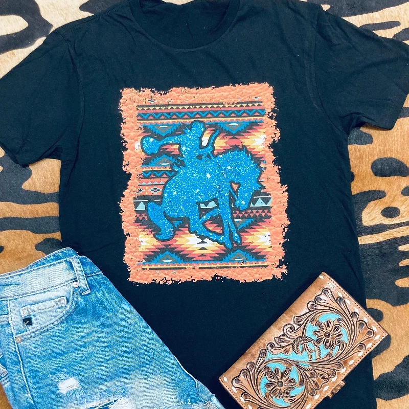 Rebel Rose Aztec Bronc Tee