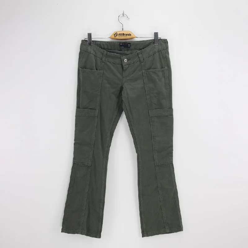 Women's Plain Solid Jeans,Olive