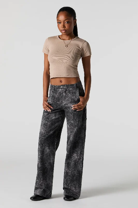 Wide Leg Carpenter Pant