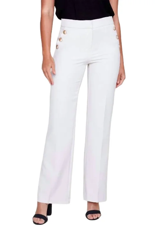 Flared Pant In Oyster