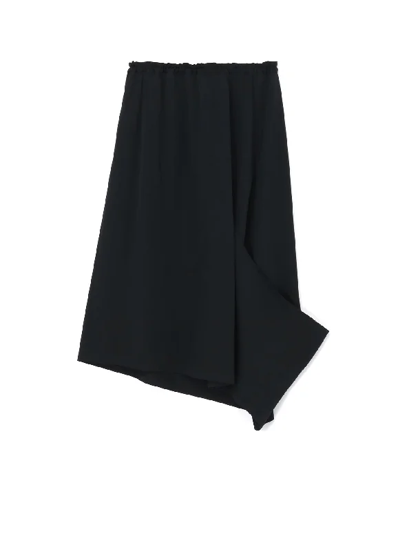 WOOL GABARDINE 2-WAY SKIRT PANTS