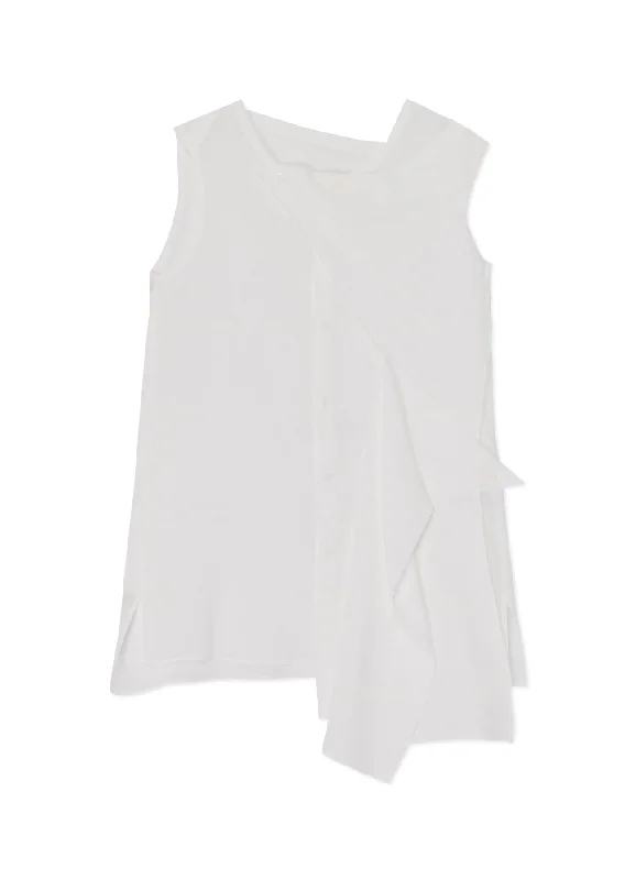 50/- LYOCELL LAWN SLEEVELESS FLAP PANEL TOP